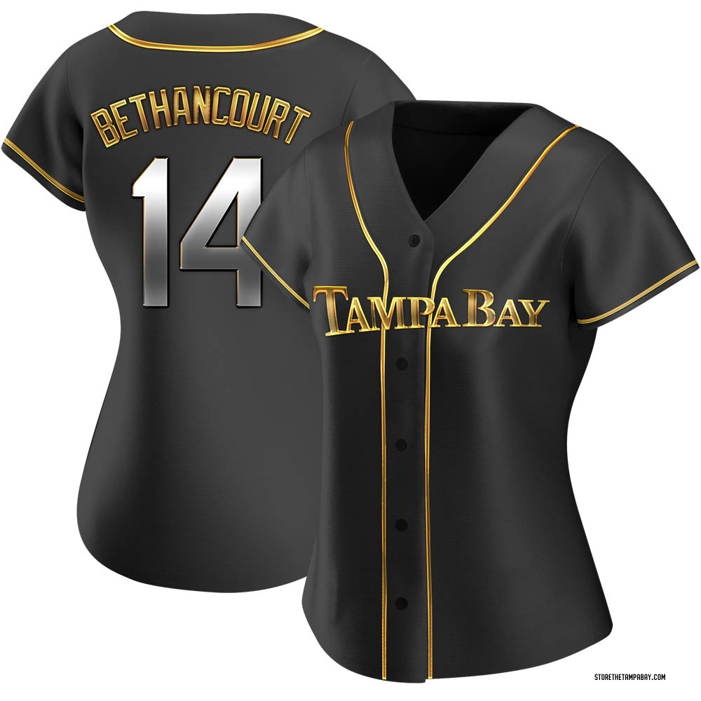 Tampa Bay Rays Manuel Margot Black Golden Replica Jersey